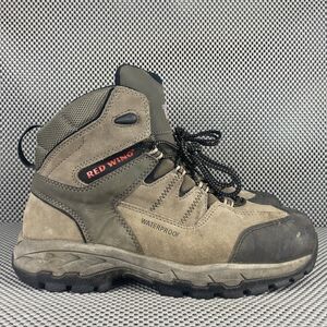 Red Wing TruHiker Boots Mens 8 Brown 6-inch Waterproof CSA Safety Toe Hiker Boot